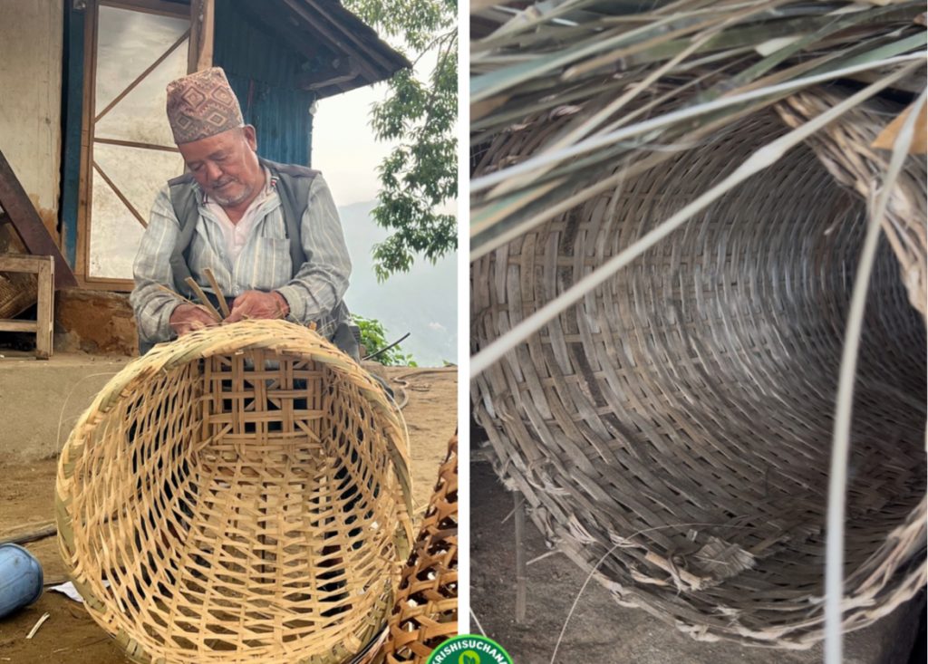 ७३ वर्षे जित बाजेको हातको सीप: डोको बुनेरै जीवन धान्दै, संस्कृति जोगाउँदै